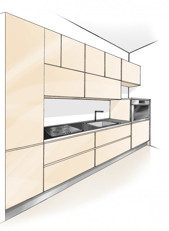 Cucina concentrata in 3 metri cose di casa Misure angolo cottura