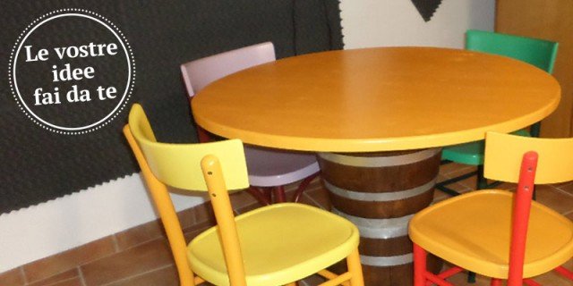 Fai da te decorare e abbellire cose di casa Botte tavolo con vetro
