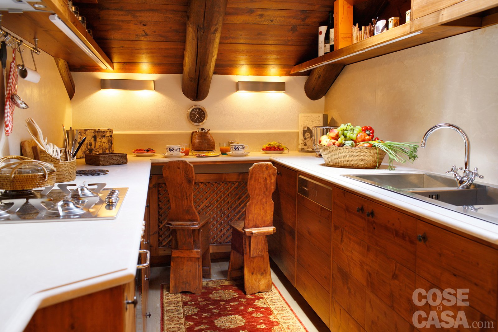 Mansarda tutta legno: nuova vita per la casa di montagna cose di ...