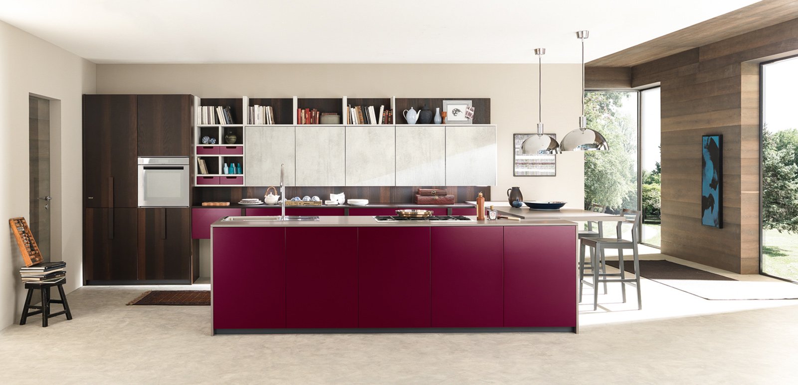 Cucina: contenere di più con tanti pensili o pensili grandi cose ...