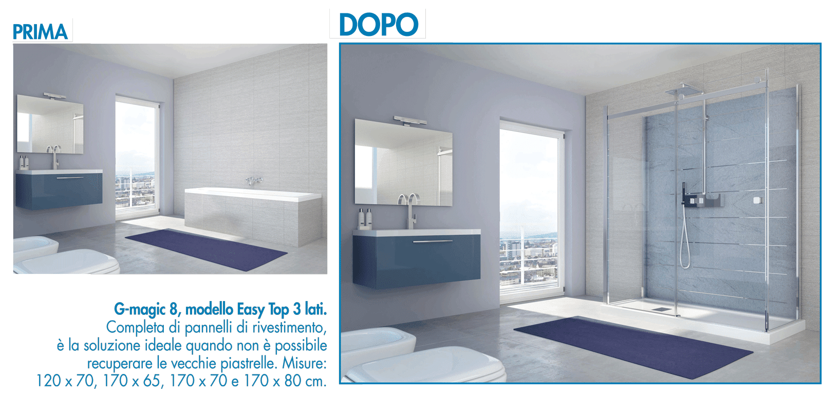 Vasche da bagno con box doccia: box doccia x cabina idromassaggio ...