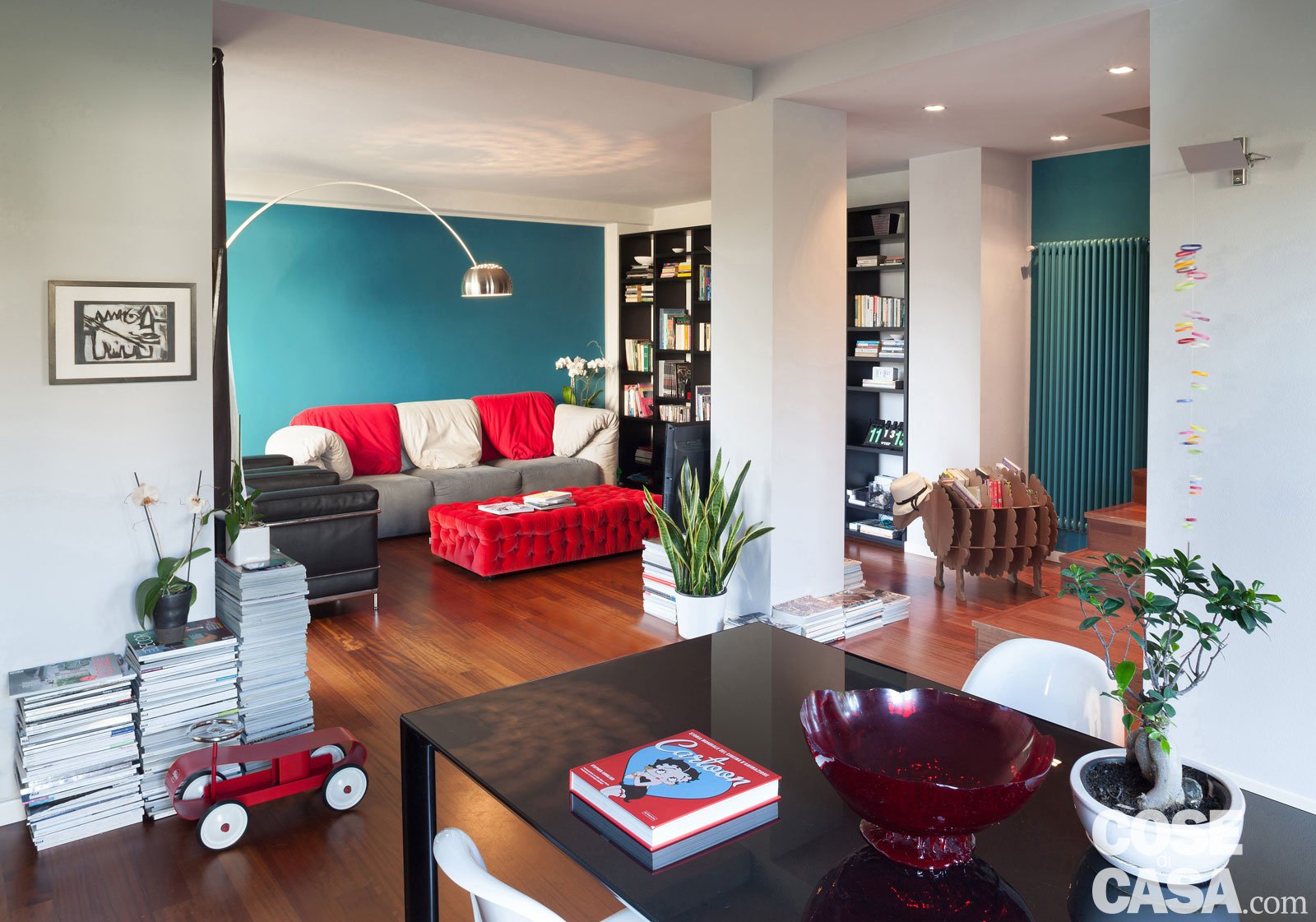 Una casa che punta sui contrasti e sul design cose di casa