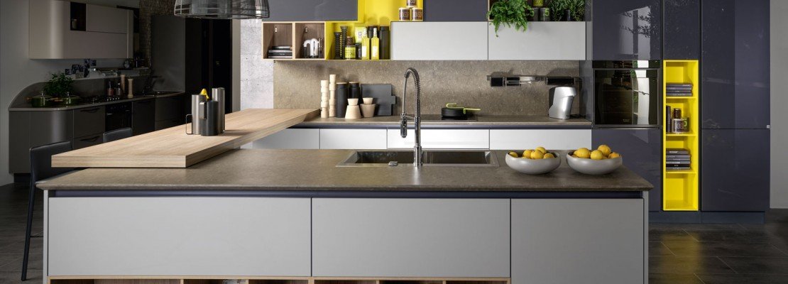 Cucina a vista e soggiorno insieme. progetto in pianta cose di casa Soggiorno e cucina ambiente unico