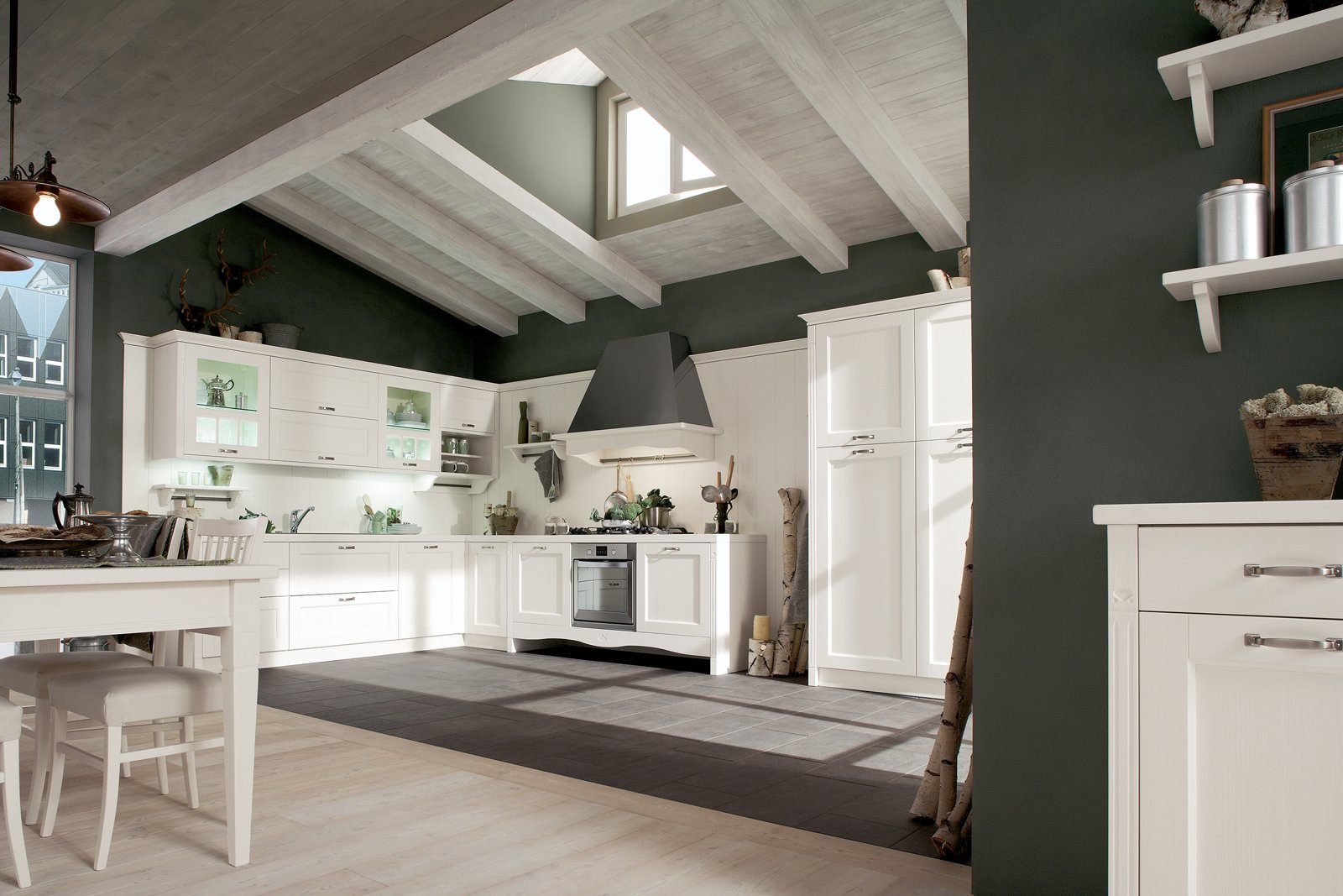 Cucine country chic: soprattutto bianche o tinta legno cose di casa