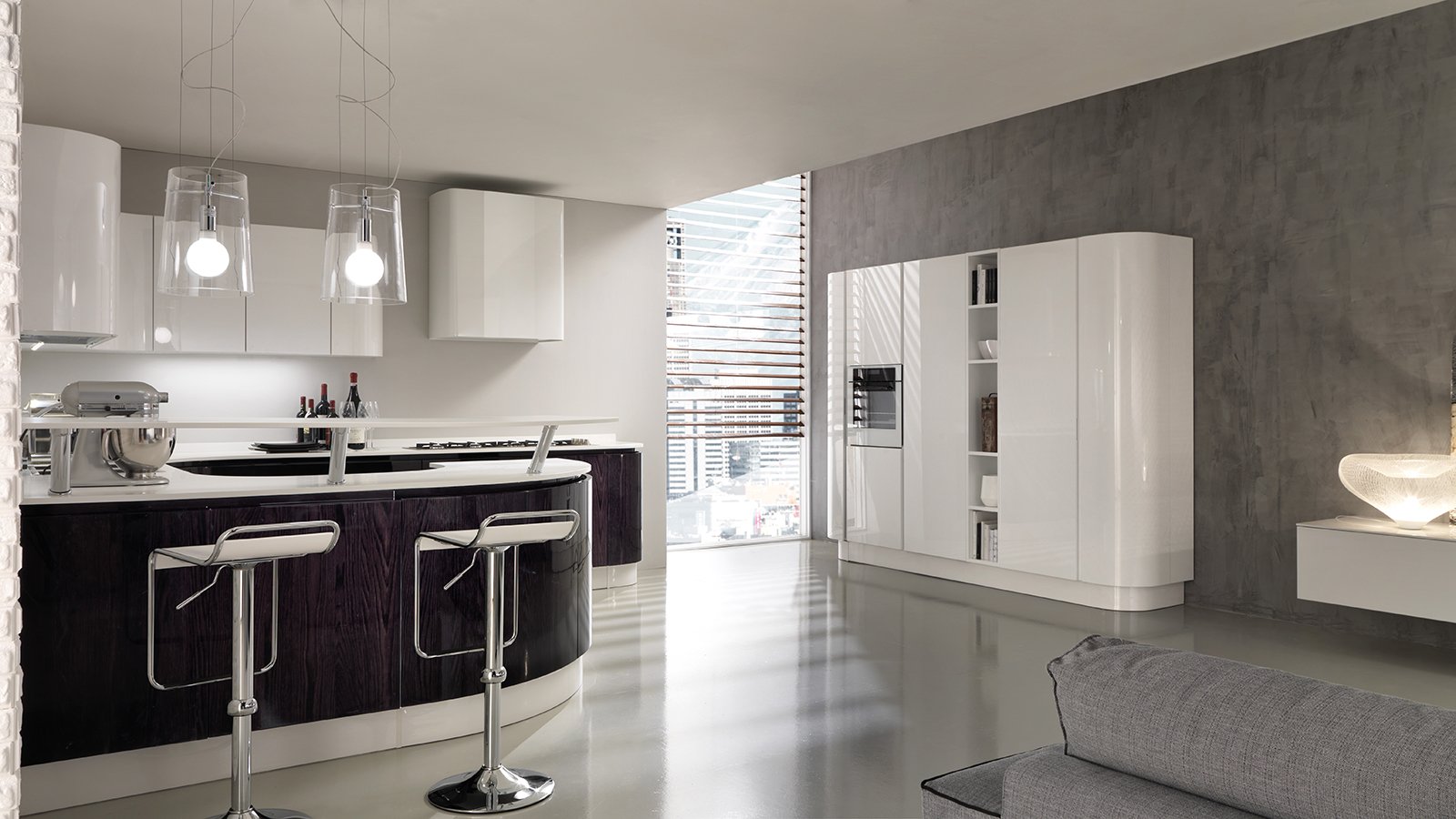 Cucine con divisori: una casa con tante idee da copiare ...