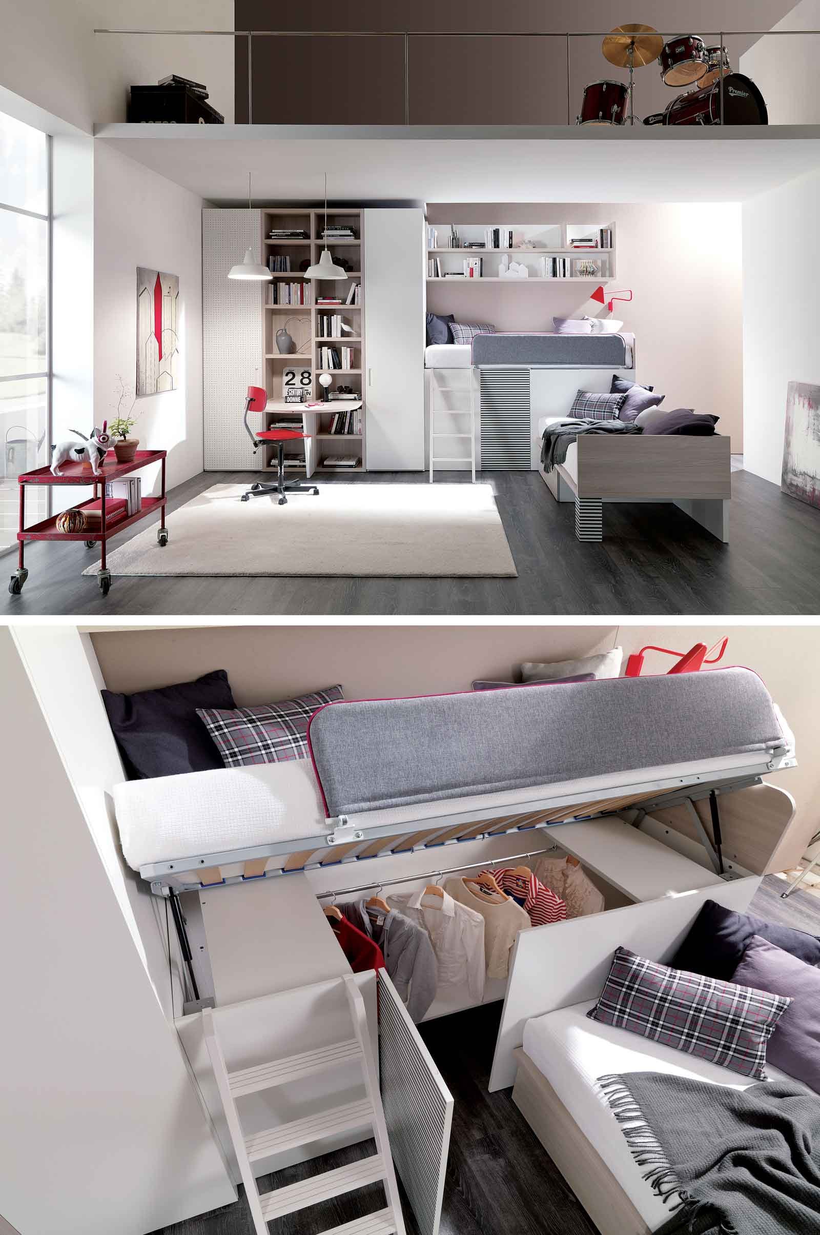 Letto singolo contenitore ikea sultan : letto a castello cameretta ... Letti singoli per armadio a ponte
