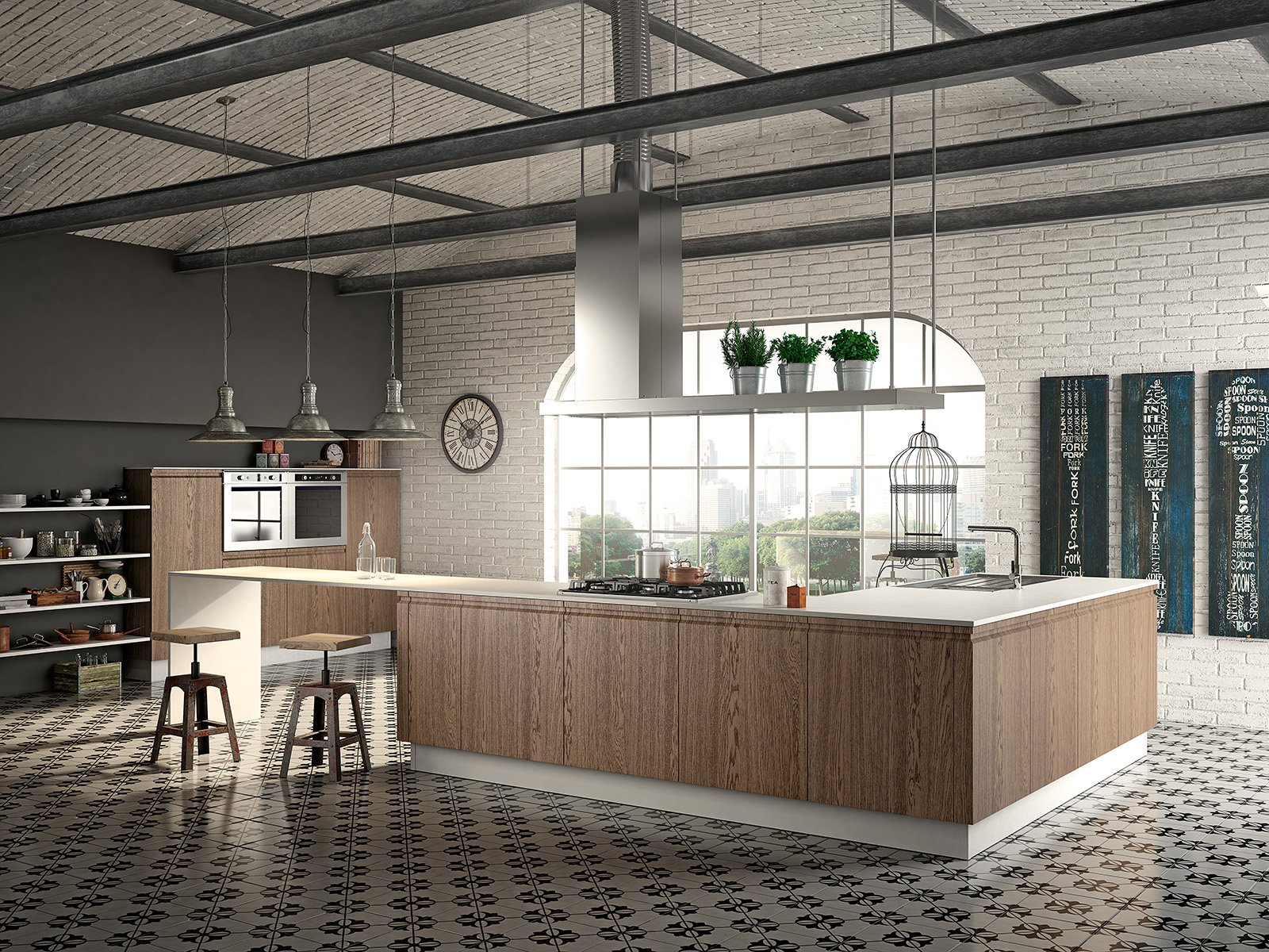 Cucine industrial style cose di casa