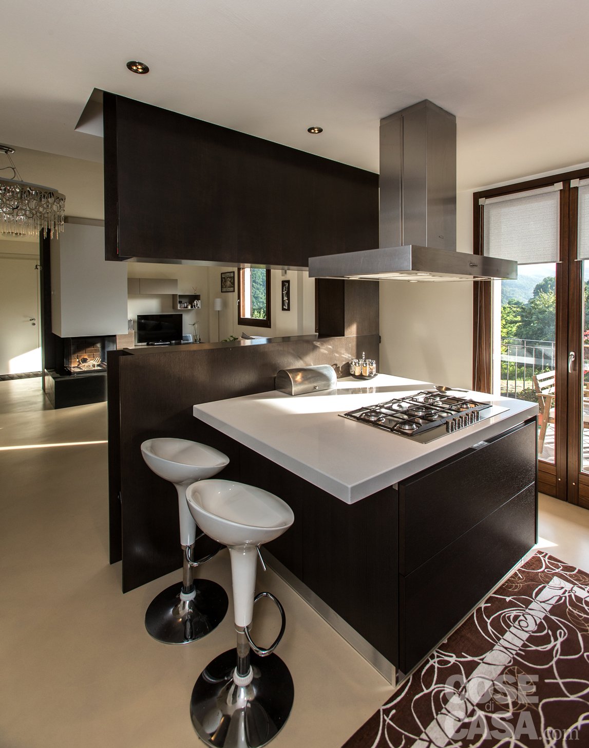 Una casa con zona giorno open space cose di casa