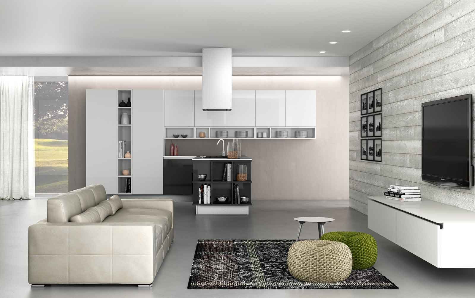 Cucina e soggiorno in un unico ambiente: 3 stili cose di casa