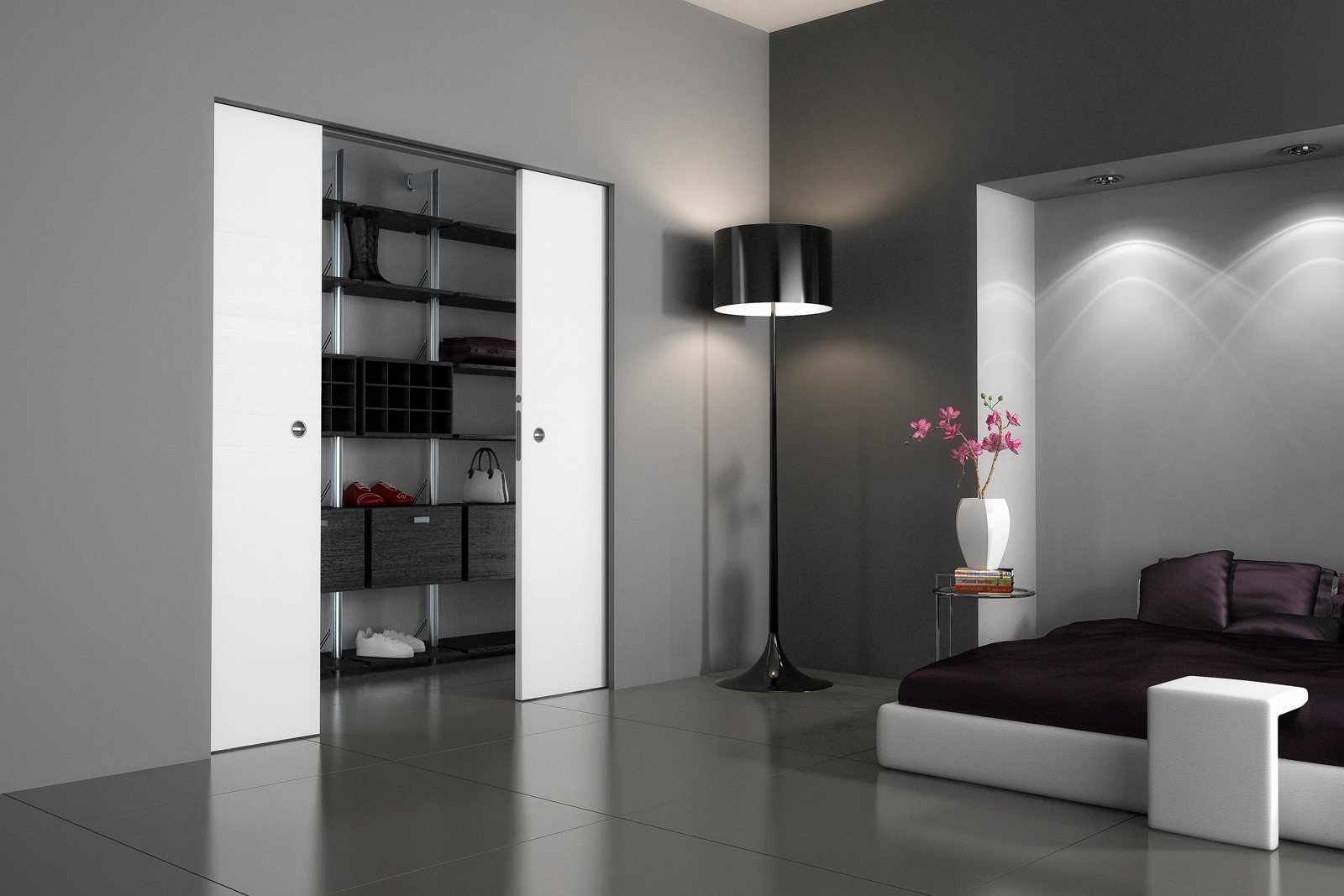 Porte per la cabina armadio. grandi e piccole cose di casa Porte a libro garage dimensioni