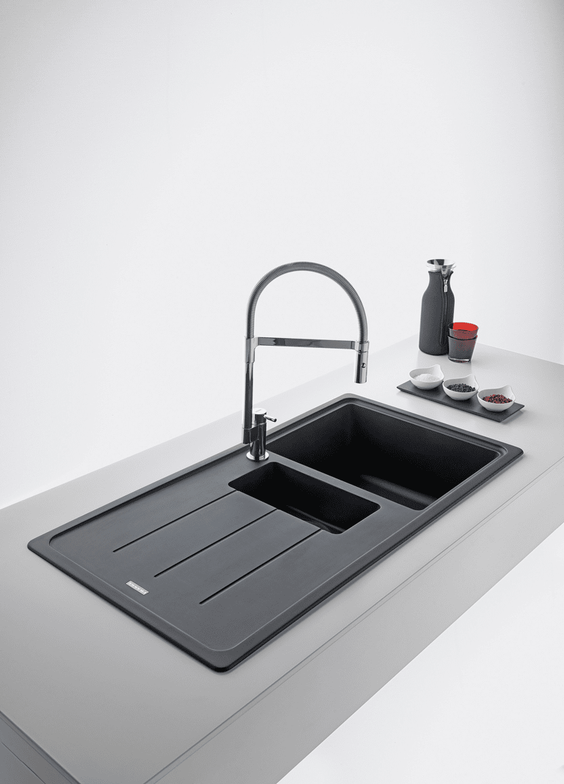 Lavello cucina doppia vasca: lavello ad incasso da cucina acciaio ... Lavello rotondo da incasso