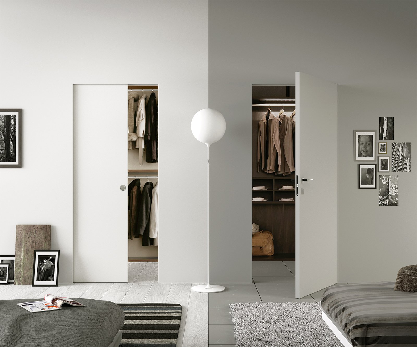 Porte camera da letto: la camera da letto. camera da letto con ...