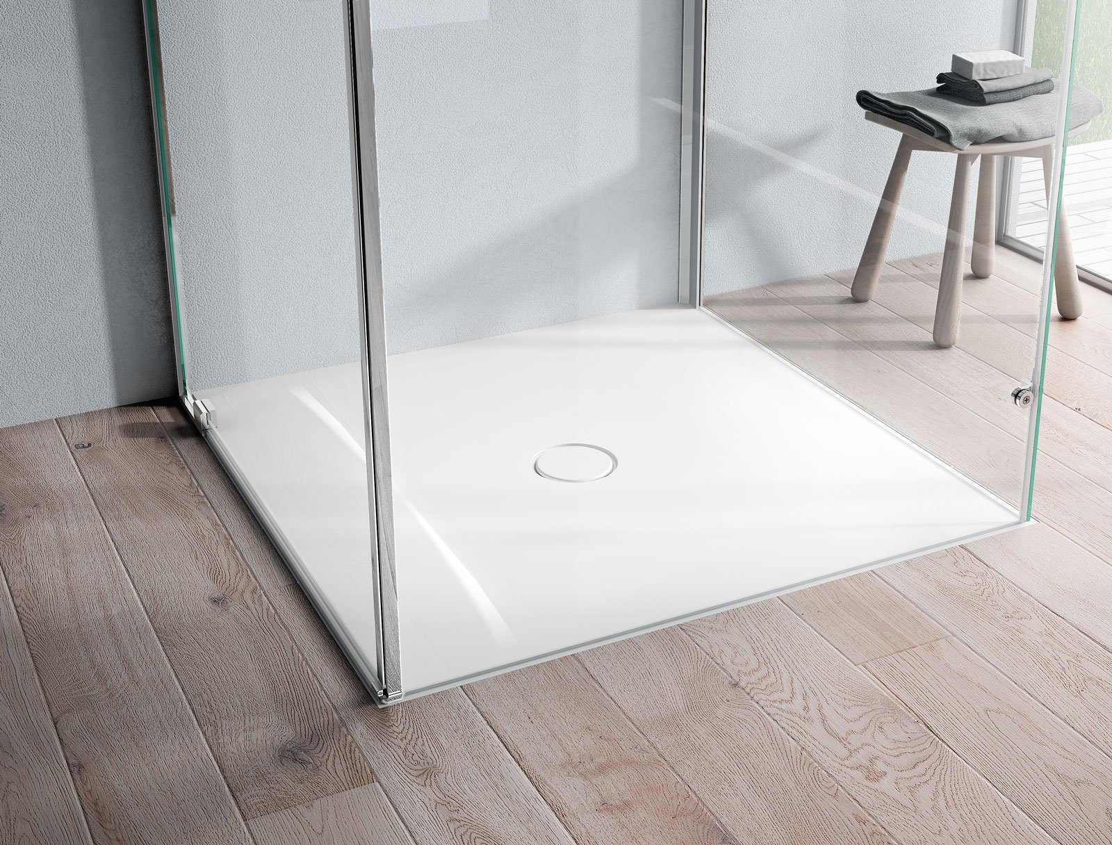 Piatti doccia a filo per un bagno trendy cose di casa Piatto doccia in pietra