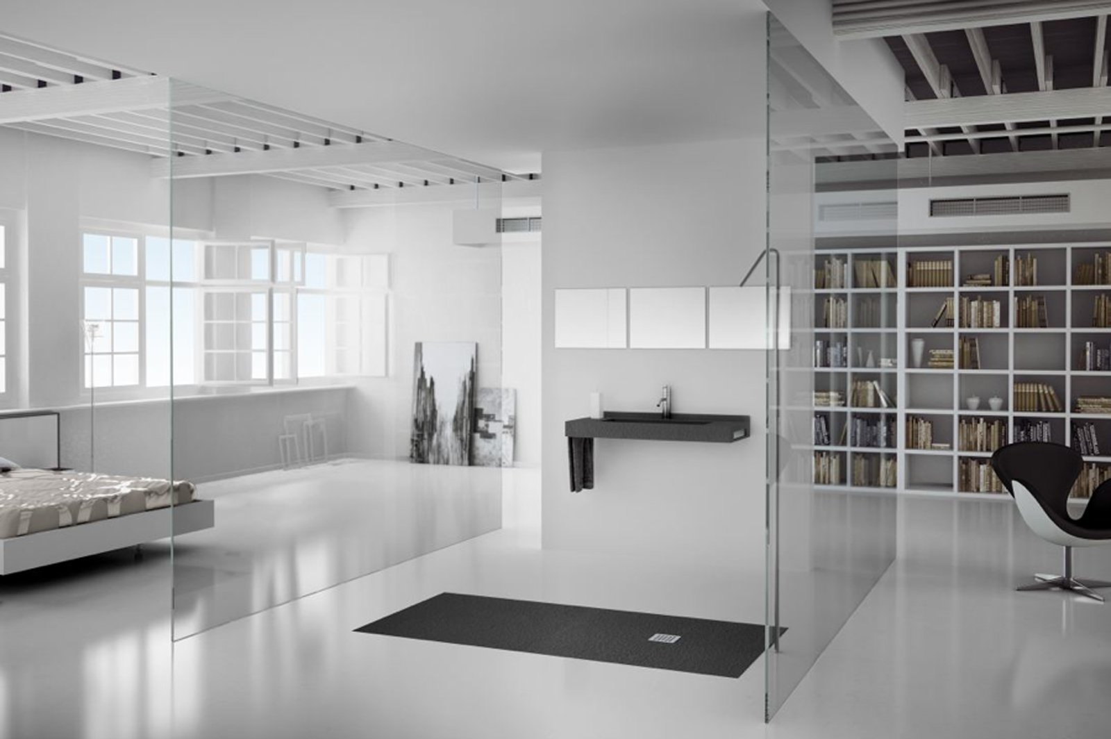 Piatti doccia a filo per un bagno trendy cose di casa Doccia e vasca insieme 70cm