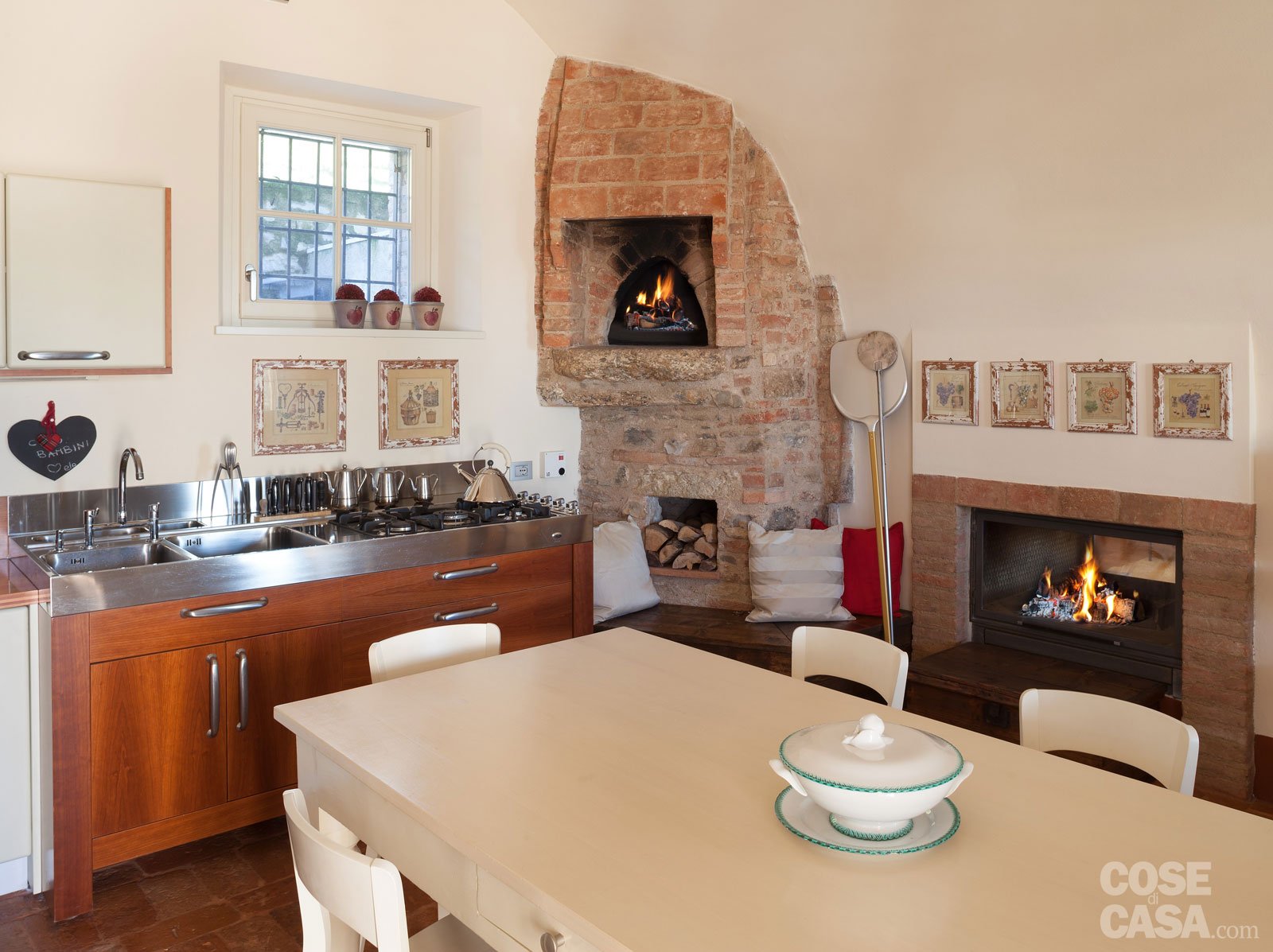 Una casa con ambienti moderni a sfondo rustico cose di casa