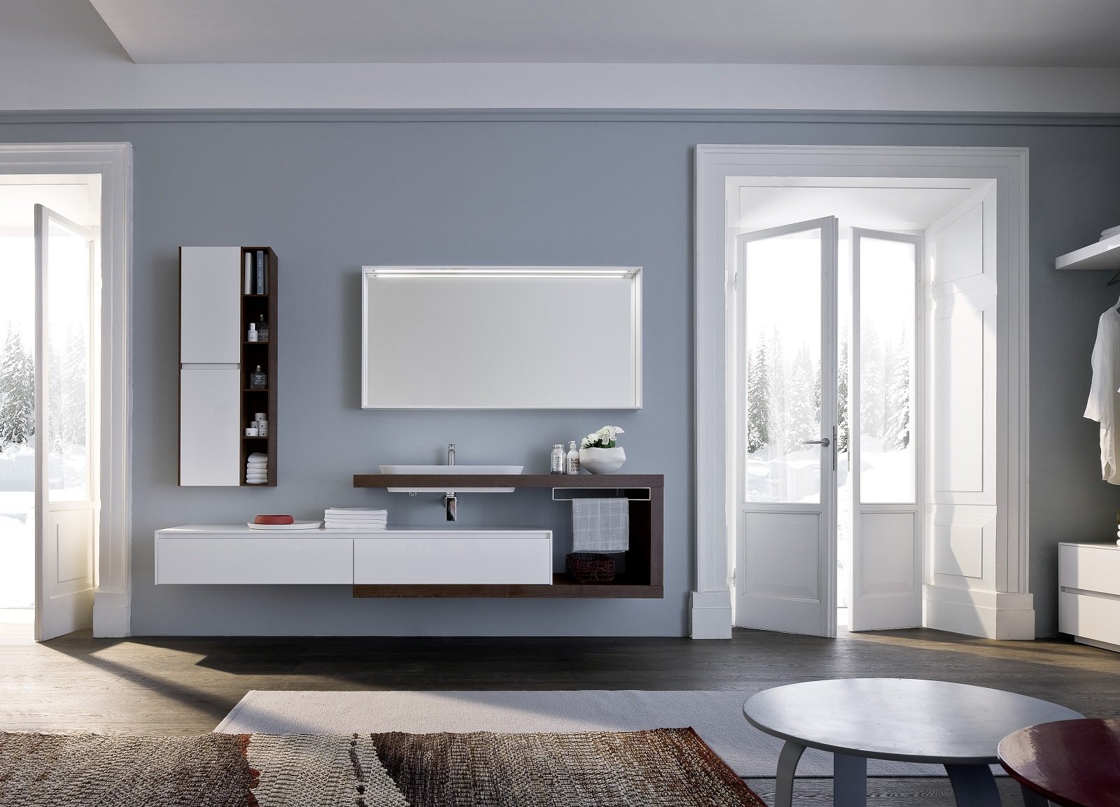 Mensole e piani d'appoggio per il lavabo cose di casa