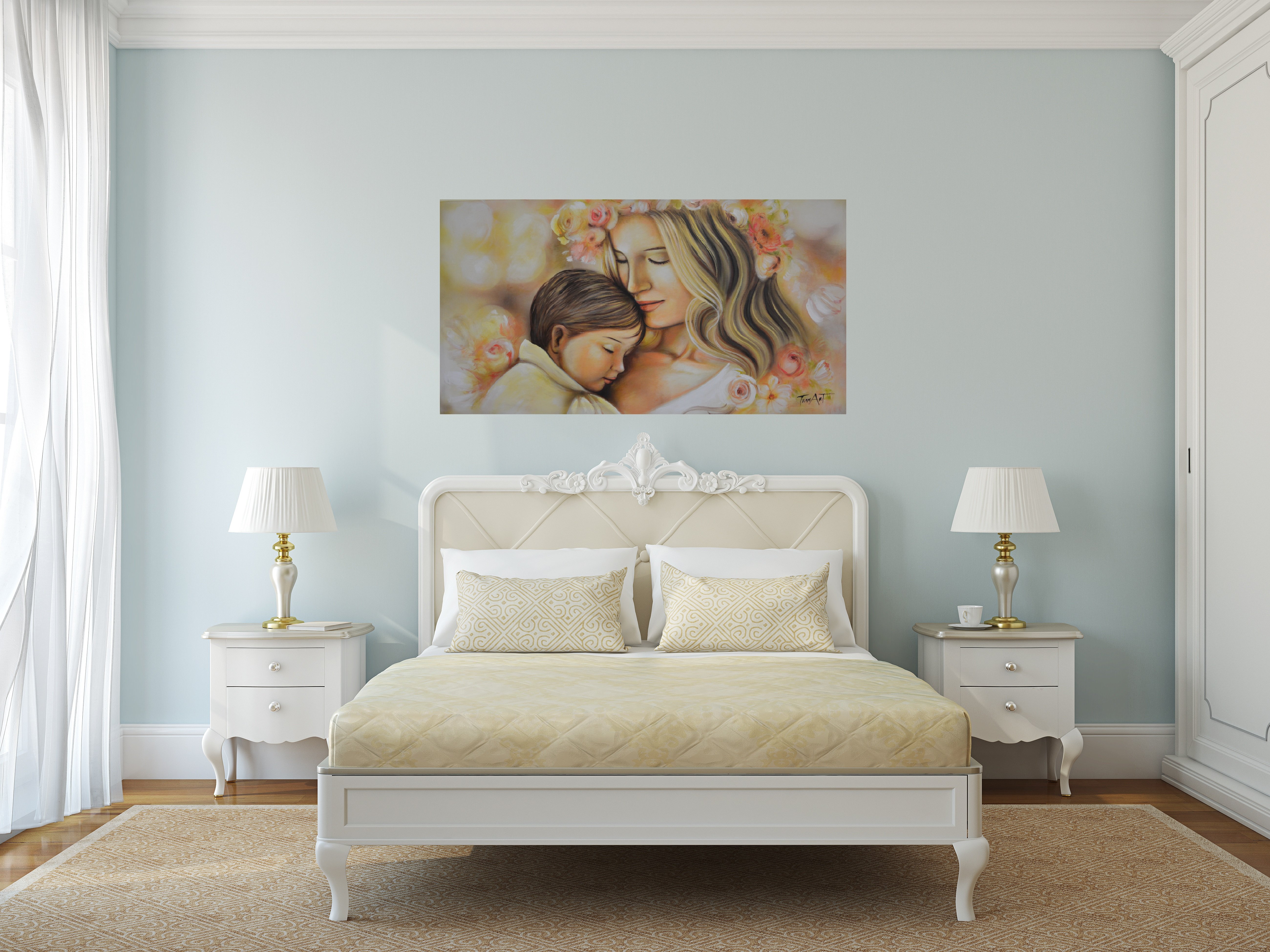 Dipinti su tela per camera da letto: pittura camera da letto come ...