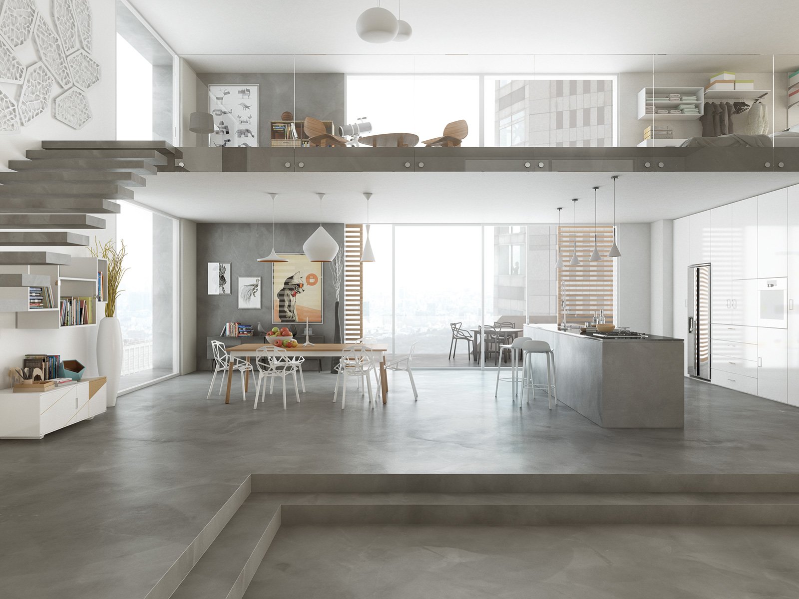 Resina: rivestimenti per pavimenti, pareti, piani di lavoro e ...