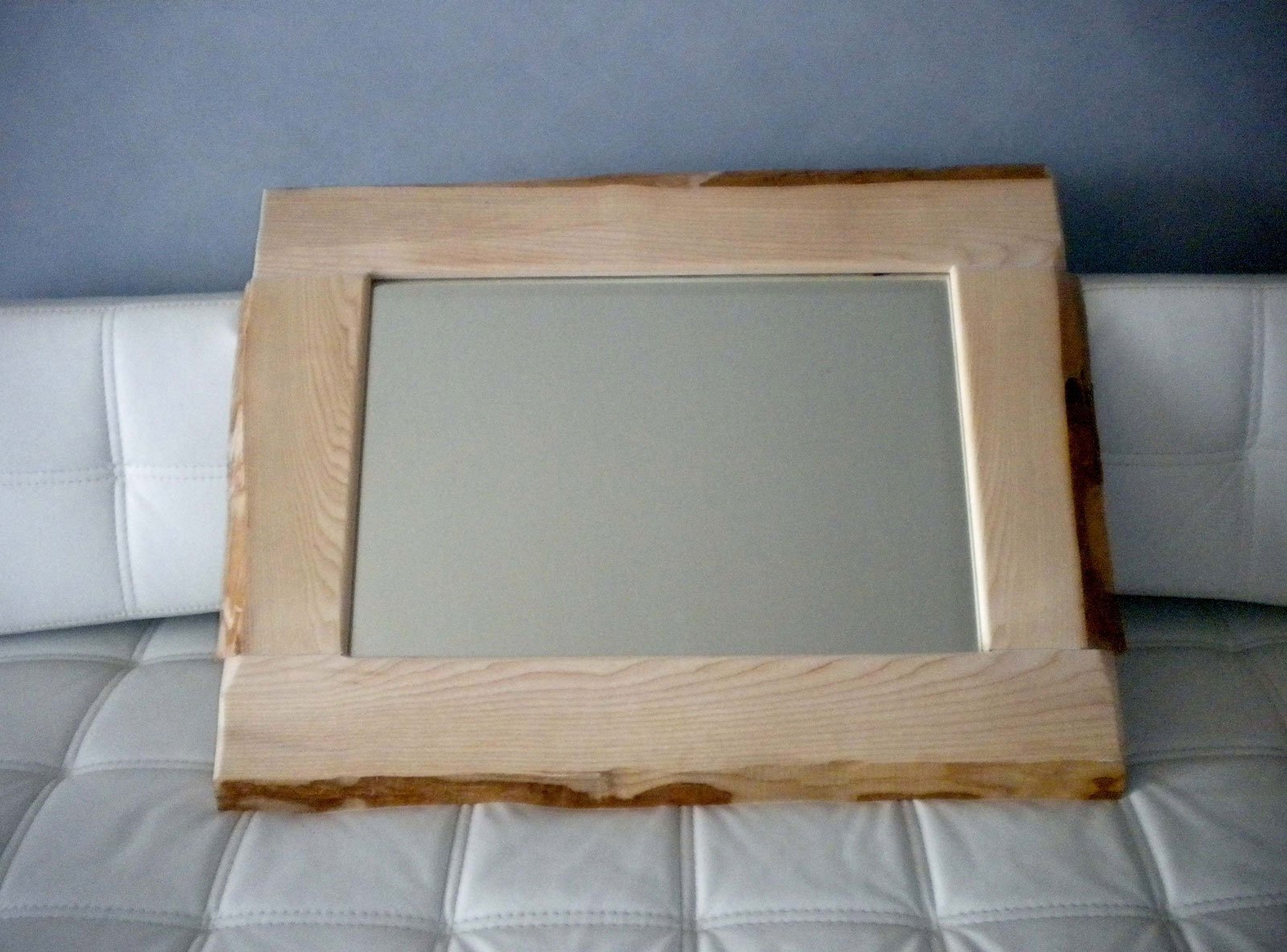 Specchio fai da te con legno e corteccia naturale cose di casa