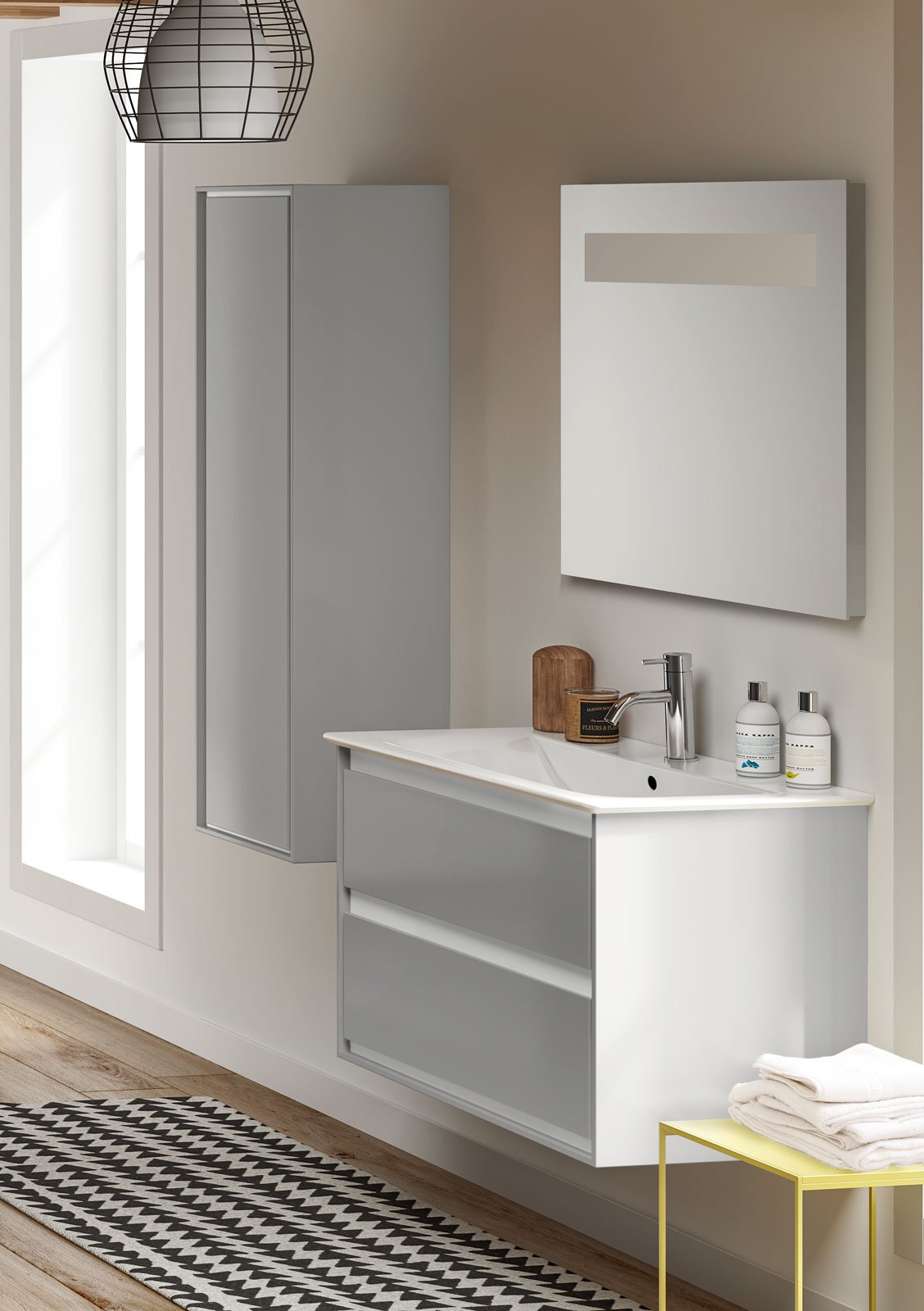 Per il bagno, "light design" per la nuova collezione connect air ...