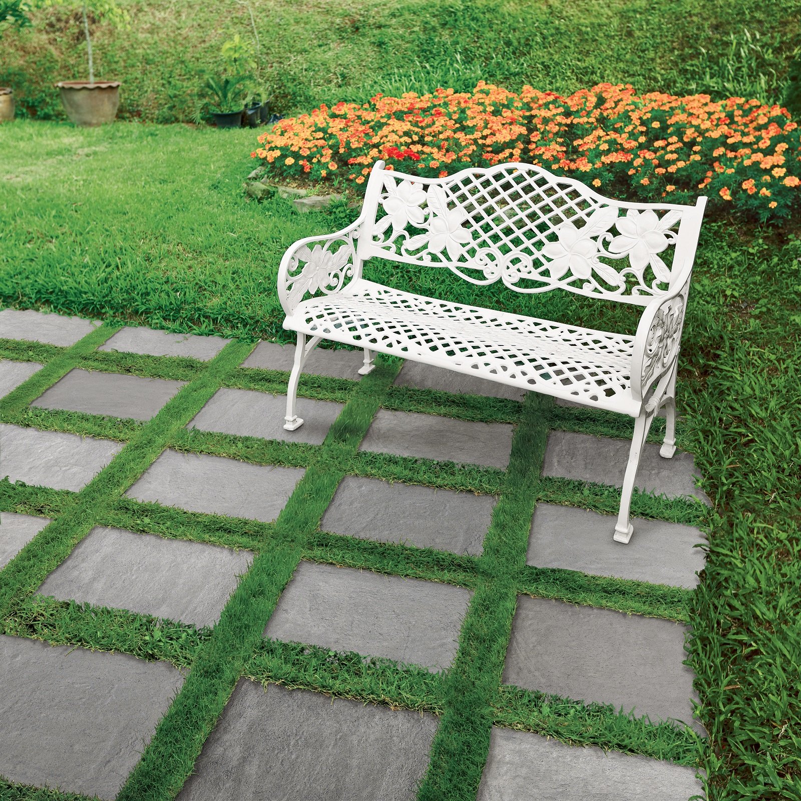 Pavimenti per l'esterno, effetto legno e pietra cose di casa