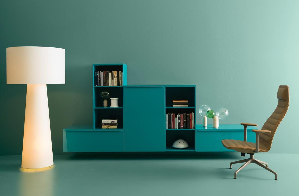 Mobili sospesi per il living o l'ingresso cose di casa Libreria quadro sospesa