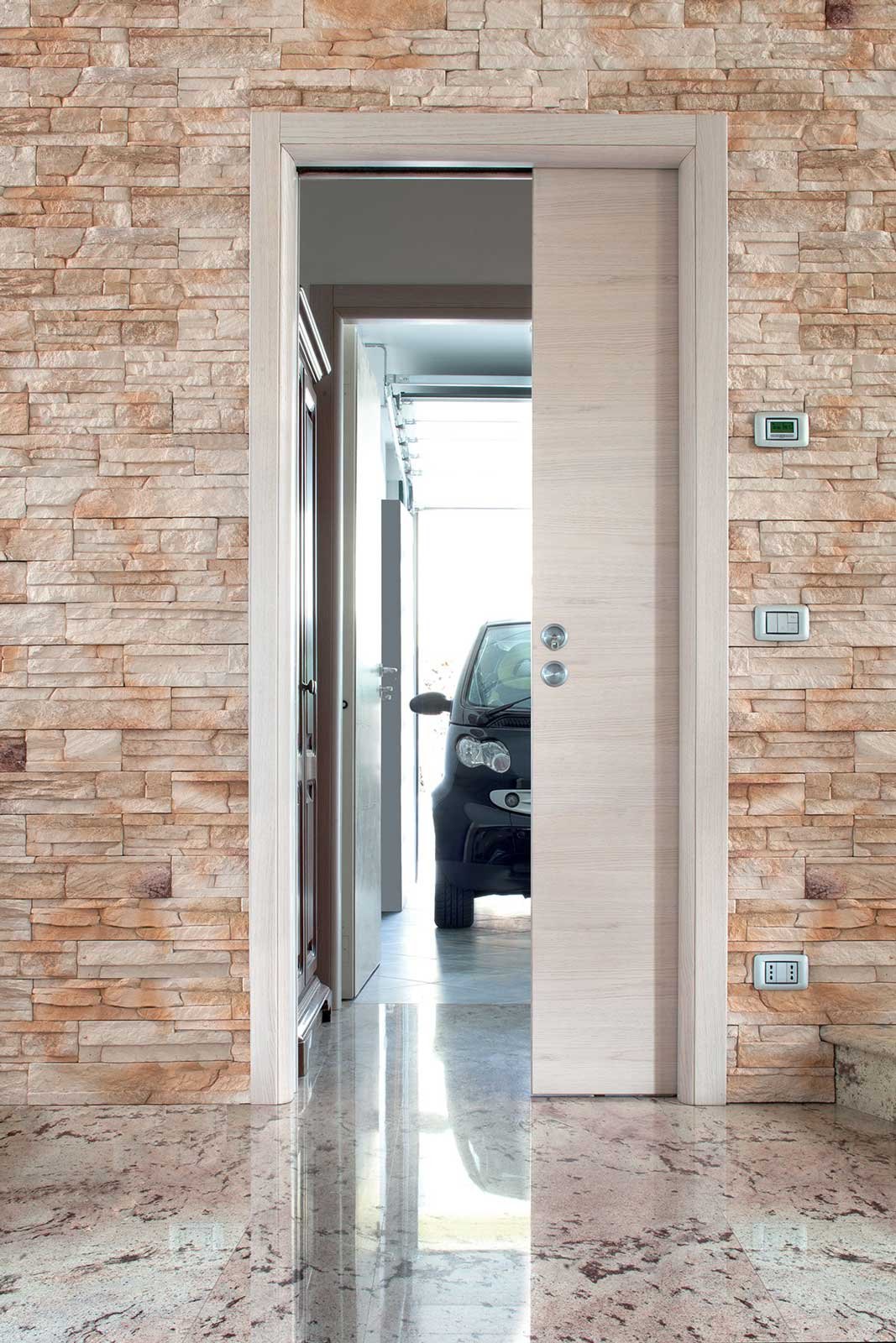 Porte scorrevoli a scomparsa: si può mettere un interruttore sulla ...
