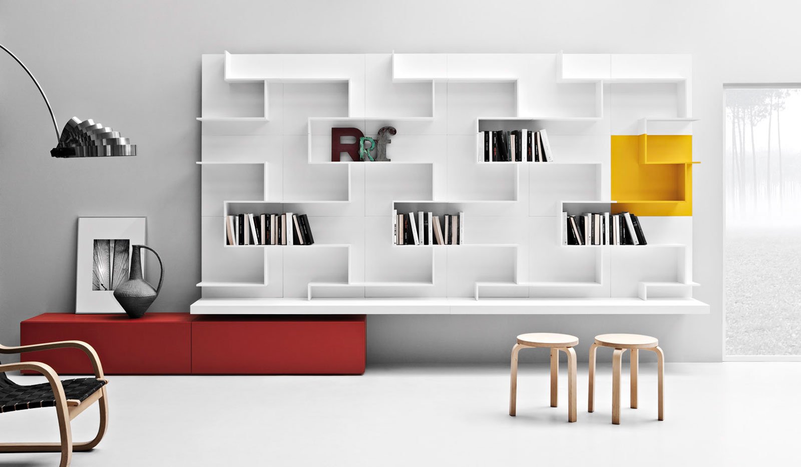 Mobile soggiorno: 14 soluzioni "miste" per arredare il living ...
