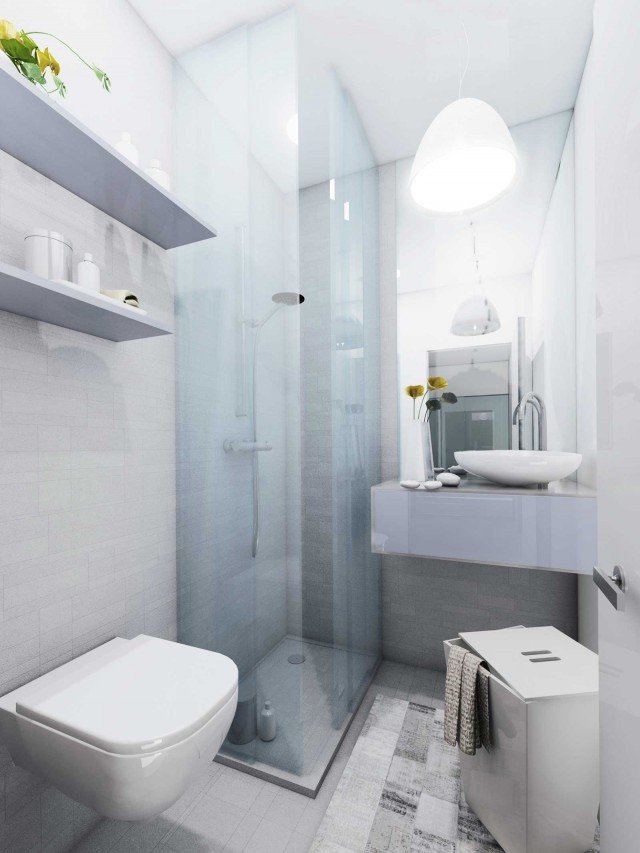 Il secondo bagno È aggiunto nella parte finale del corridoio, recuperando 2,5 mq. Benché mini, la metratura è più che sufficiente, e può essere arredato anche solo con vaso, lavabo e doccia. Il secondo bagno È aggiunto nella parte finale del corridoio, recuperando 2,5 mq. Benché mini, la metratura è più che sufficiente, e può essere arredato anche solo con vaso, lavabo e doccia.