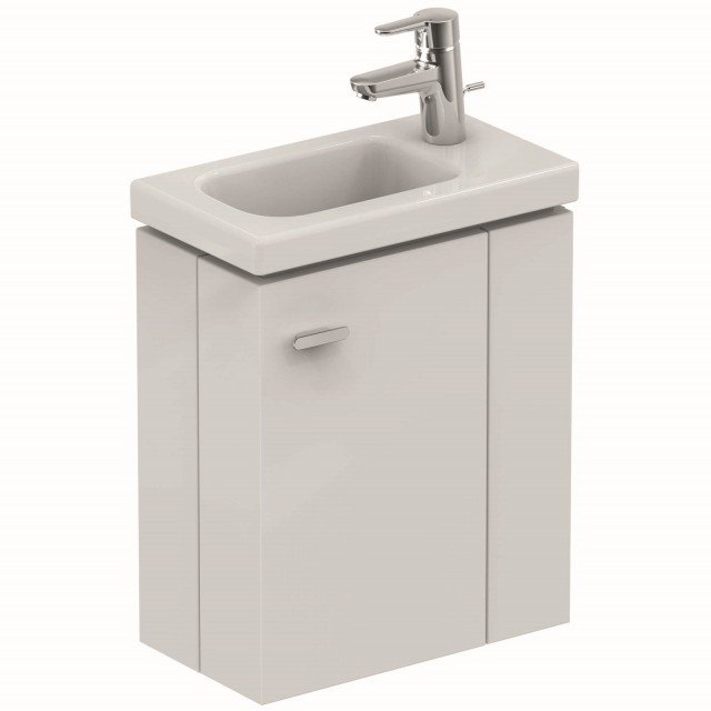 Ha una profondità di soli 25 cm il lavamani della collezione Connect Space di Ideal Standard con foro laterale aperto. È disponibile nelle versioni destra o sinistra. Misura L 45 x P 25 cm. Prezzo 278,16 euro. www.idealstandard.it Ha una profondità di soli 25 cm il lavamani della collezione Connect Space di Ideal Standard con foro laterale aperto. È disponibile nelle versioni destra o sinistra. Misura L 45 x P 25 cm. Prezzo 278,16 euro. www.idealstandard.it