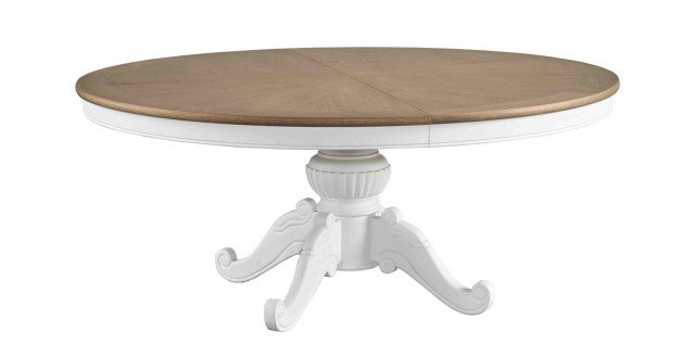 Il tavolo rotondo DB004846 di Dialma Brown ha il piano realizzato in pregiato rovere naturale, la base di sapore rétro è in legno di colore bianco. I materiali e la forma rispecchiano pienamente lo stile country. Misura ø 180 x H 77,50 cm. Prezzo su richiesta. www.dialmabrown.it Il tavolo rotondo DB004846 di Dialma Brown ha il piano realizzato in pregiato rovere naturale, la base di sapore rétro è in legno di colore bianco. I materiali e la forma rispecchiano pienamente lo stile country. Misura ø 180 x H 77,50 cm. Prezzo su richiesta. www.dialmabrown.it