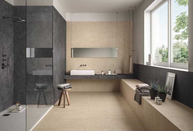 Prime Stone, di Panaria, è un gres studiato per riprodurre colori, texture e atmosfera della pietra. Proposta in un’ampia gamma di formati e finiture, è declinata in cinque colori: White Prime, Silver Prime, Sand Prime, Greige Prime e Black Prime. Grazie alle sue caratteristiche tecniche è adatta per interni e per esterni. Prime Stone, di Panaria, è un gres studiato per riprodurre colori, texture e atmosfera della pietra. Proposta in un’ampia gamma di formati e finiture, è declinata in cinque colori: White Prime, Silver Prime, Sand Prime, Greige Prime e Black Prime. Grazie alle sue caratteristiche tecniche è adatta per interni e per esterni.