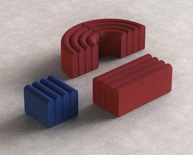 Arkad di Zilio A&C, design Note Design Studio, è il pouf con un volume scultoreo formato da una sequenza di morbidi archi. I diversi moduli disponibili permettono di combinarli tra loro per dare vita a sedute di grandi dimensioni. www.zilioaldo.it Arkad di Zilio A&C, design Note Design Studio, è il pouf con un volume scultoreo formato da una sequenza di morbidi archi. I diversi moduli disponibili permettono di combinarli tra loro per dare vita a sedute di grandi dimensioni. www.zilioaldo.it