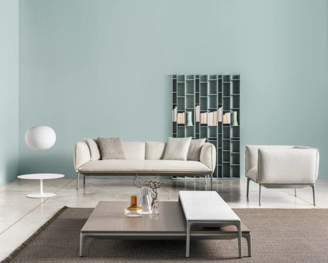 Yale X di di Mdf Italia, design Jean-Marie Massaud, è il divano dal design contemporaneo che è in grado di garantire il massimo comfort: la nuova versione è caratterizzata da una generosa cuscinatura che sembra “fluttuare” libera dalla struttura che è integrata nei cuscini stessi. L'imbottitura è in poliuretano espanso a densità differenziata con rivestimento in ovatta di poliestere e Rollo Fill® (microsfere di poliestere). La struttura in estruso di alluminio è dotata di gambe pressofuse nella finitura verniciata opaca in tre colori. É proposto con la seduta in due profondità e lo schienale con due altezze diverse; inoltre il rivestimento, in tessuto o in pelle, è completamente removibile. www.mdfitalia.com Yale X di di Mdf Italia, design Jean-Marie Massaud, è il divano dal design contemporaneo che è in grado di garantire il massimo comfort: la nuova versione è caratterizzata da una generosa cuscinatura che sembra “fluttuare” libera dalla struttura che è integrata nei cuscini stessi. L'imbottitura è in poliuretano espanso a densità differenziata con rivestimento in ovatta di poliestere e Rollo Fill® (microsfere di poliestere). La struttura in estruso di alluminio è dotata di gambe pressofuse nella finitura verniciata opaca in tre colori. É proposto con la seduta in due profondità e lo schienale con due altezze diverse; inoltre il rivestimento, in tessuto o in pelle, è completamente removibile. www.mdfitalia.com