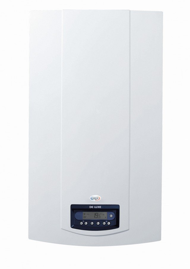 De Luxe 125 SE di Argoclima è la caldaia a camera stagna Alimentabile a gas o a Gpl, la caldaia a camera stagna a 3 stelle ha potenza 25 kW. Misura L 45 x P 34,5 x H 76,3 cm. Prezzo 1.100 euro. www.argoclima.com De Luxe 125 SE di Argoclima è la caldaia a camera stagna Alimentabile a gas o a Gpl, la caldaia a camera stagna a 3 stelle ha potenza 25 kW. Misura L 45 x P 34,5 x H 76,3 cm. Prezzo 1.100 euro. www.argoclima.com