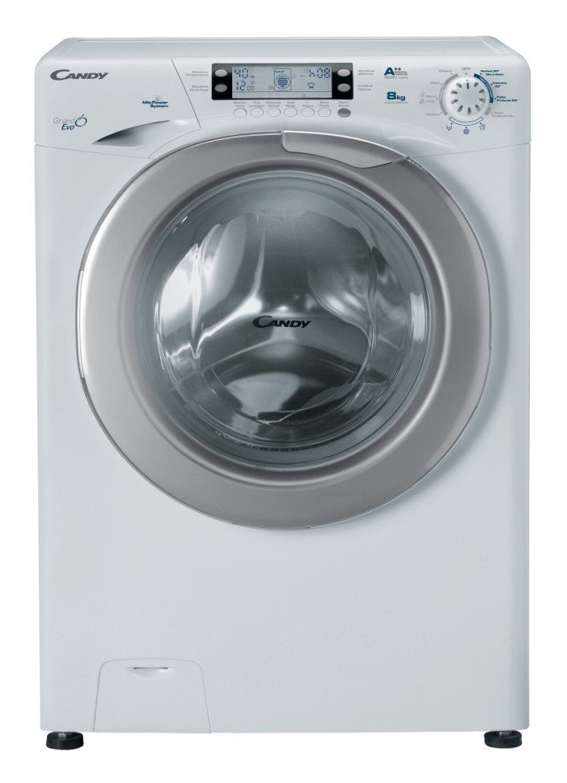 La lavatrice EV044 1284 LW Grandò EVO di Candy lava 8 kg di bucato in soli 44 cm di profondità. In classe di efficienza energetica A+++ è dotata di Mix Power System per lavare a 20 °C con gli stessi risultati di un lavaggio a 40 °C. Misura L 60 x P 44 x H 85 cm. Prezzo 599 euro www.candy.it La lavatrice EV044 1284 LW Grandò EVO di Candy lava 8 kg di bucato in soli 44 cm di profondità. In classe di efficienza energetica A+++ è dotata di Mix Power System per lavare a 20 °C con gli stessi risultati di un lavaggio a 40 °C. Misura L 60 x P 44 x H 85 cm. Prezzo 599 euro www.candy.it