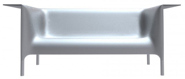 Lontano dalle linee classiche il sofà Out/In di Driade ha la struttura in polipropilene arricchita da un ripiano e piedi in alluminio anodizzato. Le linee sono pure e raffinate. Adatte sia in salotto sia in giardino. Disponibili in due tonalità opache (bianco e nero), e nella versione laccata color argento. Misura L202xP76xH82cm. Prezzo 2.706 euro. www.driade.com Lontano dalle linee classiche il sofà Out/In di Driade ha la struttura in polipropilene arricchita da un ripiano e piedi in alluminio anodizzato. Le linee sono pure e raffinate. Adatte sia in salotto sia in giardino. Disponibili in due tonalità opache (bianco e nero), e nella versione laccata color argento. Misura L202xP76xH82cm. Prezzo 2.706 euro. www.driade.com