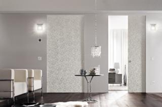 due porte scorrevoli a scomparsa con speciale controtelaio (Syntesis® Luce di Eclisse, versione per cartongesso due porte scorrevoli a scomparsa con speciale controtelaio (Syntesis® Luce di Eclisse, versione per cartongesso