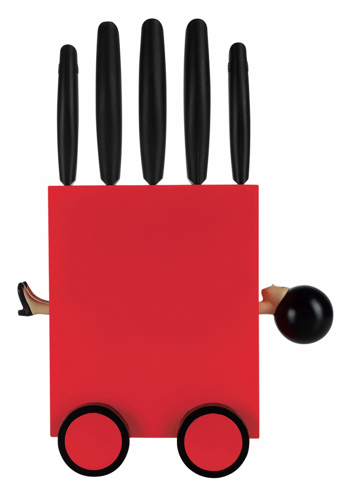 Magic box di E-MY by Fratelli Guzzini è un set di 5 coltelli con lama in acciaio inox.  Il design ricercato e originale è pensato con l'obiettivo di stupire e far sorridere senza dimenticare la qualità. Misura L15 x P11,5 x H35 cm. Prezzo 85 euro. www.e-my.com Magic box di E-MY by Fratelli Guzzini è un set di 5 coltelli con lama in acciaio inox.  Il design ricercato e originale è pensato con l'obiettivo di stupire e far sorridere senza dimenticare la qualità. Misura L15 x P11,5 x H35 cm. Prezzo 85 euro. www.e-my.com