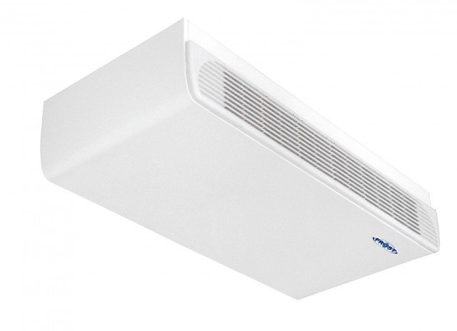 Compatti e versatili, i ventilconvettori da soffitto Serie F di Frost Italy a funzionamento idronico esistono anche in versione da parete e da pavimento. Dispongono di telecomando a raggi infrarossi. Le potenze variano da 1,8 a 9 kW. Da 1,8 kW misura L 84,7 x P 23 x H 54 cm. Prezzo da rivenditore. www.frostitaly.it Compatti e versatili, i ventilconvettori da soffitto Serie F di Frost Italy a funzionamento idronico esistono anche in versione da parete e da pavimento. Dispongono di telecomando a raggi infrarossi. Le potenze variano da 1,8 a 9 kW. Da 1,8 kW misura L 84,7 x P 23 x H 54 cm. Prezzo da rivenditore. www.frostitaly.it
