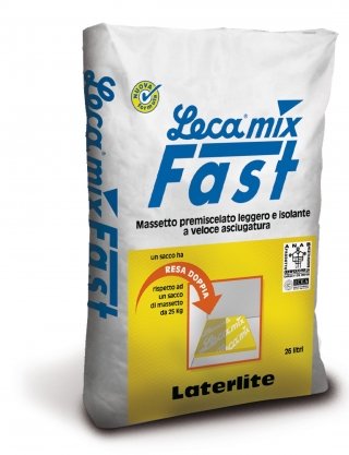 massetto premiscelato leggero e isolante Lecamix Fast di Laterlite massetto premiscelato leggero e isolante Lecamix Fast di Laterlite