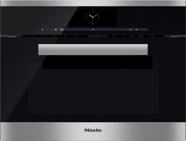 Il forno mulfunzione H 6800 BM PureLine di Miele ha 13 modalità di cottura, fra cui anche quella a microonde. In classe di efficienza energetica A, dispone di display touch a colori, di programmi automatici e di altri memorizzabili. Avvio e arresto sono programmabili. Misura L 60 x P 60 x H 45 cm. Prezzo 3.250 euro. www.miele.it Il forno mulfunzione H 6800 BM PureLine di Miele ha 13 modalità di cottura, fra cui anche quella a microonde. In classe di efficienza energetica A, dispone di display touch a colori, di programmi automatici e di altri memorizzabili. Avvio e arresto sono programmabili. Misura L 60 x P 60 x H 45 cm. Prezzo 3.250 euro. www.miele.it