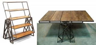 La libreria con la struttura in ferro Pantograph di Novità Home si trasforma con facilità in un grande tavolo da pranzo rettangolare; i cinque ripiani sono realizzati in legno di Mango. La libreria misura L 115 x P 78 x H 155 cm, il tavolo misura L 115 x P 92 x H 78 cm. Prezzo 1.654 euro. www.novitahome.com La libreria con la struttura in ferro Pantograph di Novità Home si trasforma con facilità in un grande tavolo da pranzo rettangolare; i cinque ripiani sono realizzati in legno di Mango. La libreria misura L 115 x P 78 x H 155 cm, il tavolo misura L 115 x P 92 x H 78 cm. Prezzo 1.654 euro. www.novitahome.com