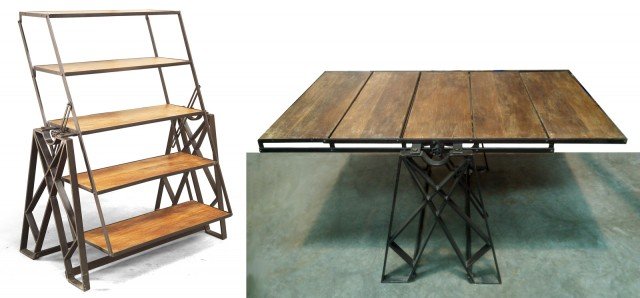 La libreria con la struttura in ferro Pantograph di Novità Home si trasforma con facilità in un grande tavolo da pranzo rettangolare; i cinque ripiani sono realizzati in legno di Mango. La libreria misura L 115 x P 78 x H 155 cm, il tavolo misura L 115 x P 92 x H 78 cm. Prezzo 1.654 euro. www.novitahome.com La libreria con la struttura in ferro Pantograph di Novità Home si trasforma con facilità in un grande tavolo da pranzo rettangolare; i cinque ripiani sono realizzati in legno di Mango. La libreria misura L 115 x P 78 x H 155 cm, il tavolo misura L 115 x P 92 x H 78 cm. Prezzo 1.654 euro. www.novitahome.com