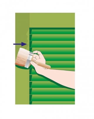 Quando la prima mano si è completamente asciugata, passare la seconda in senso longitudinale. Quando la prima mano si è completamente asciugata, passare la seconda in senso longitudinale.