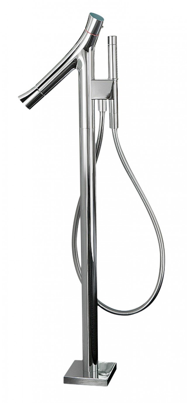 Grazie ai comandi separati per il flusso d’acqua e per la temperatura integrati nel corpo, la rubinetteria da pavimento riduce gli sprechi idrici e limita il consumo di energia; prezzo in via di definizione. Coll. Axor Starck Organic di Axor Hansgrohe Grazie ai comandi separati per il flusso d’acqua e per la temperatura integrati nel corpo, la rubinetteria da pavimento riduce gli sprechi idrici e limita il consumo di energia; prezzo in via di definizione. Coll. Axor Starck Organic di Axor Hansgrohe