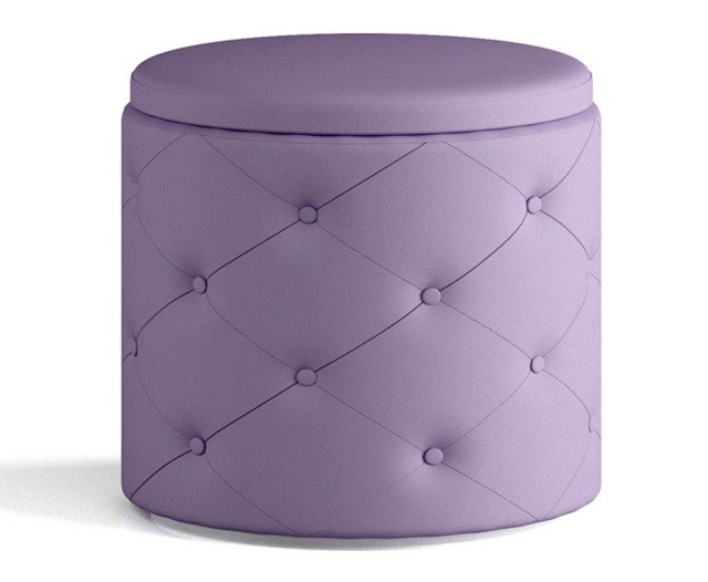 Nasconde un contenitore il pouf rivestito in ecopelle lavorazione capitonné che misura Ø 50 x H 47 cm; Iva esclusa costa 255 euro Pupo di Target Point Nasconde un contenitore il pouf rivestito in ecopelle lavorazione capitonné che misura Ø 50 x H 47 cm; Iva esclusa costa 255 euro Pupo di Target Point