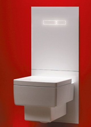 wc sospeso Tecelux di Tece nella versione “sen-Touch” con azionamento elettronico wc sospeso Tecelux di Tece nella versione “sen-Touch” con azionamento elettronico