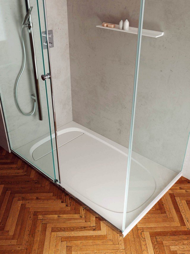 piatto doccia in Duralight® Outline di Teuco dimensioni 100 x 70 cm piatto doccia in Duralight® Outline di Teuco dimensioni 100 x 70 cm