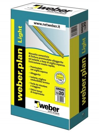 massetto cementizio di finitura ad essiccazione medio rapida Weber.plan Light di Weber Saint-Gobain massetto cementizio di finitura ad essiccazione medio rapida Weber.plan Light di Weber Saint-Gobain